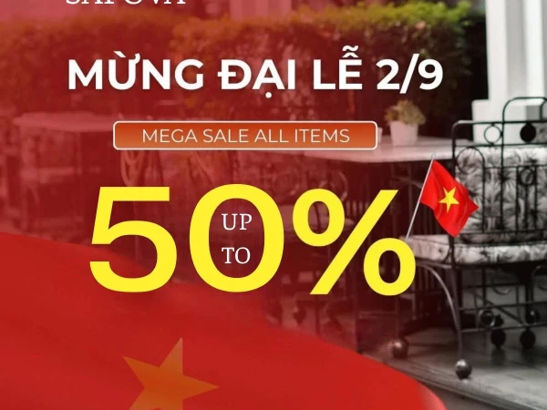 Đại tiệc SALE 2/9 – Thời trang bùng nổ cùng Sapova